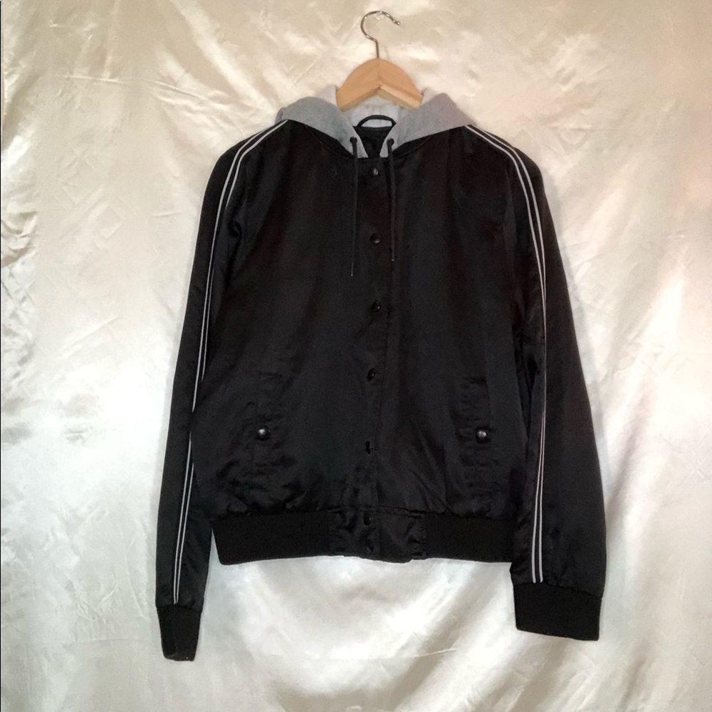 American Eagle black varsity hoodie